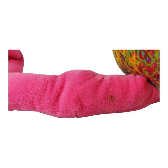 Fiesta Pink Flamingo Plush Colorful Rainbow Long Legs Stuffed Animal Novelty 20" - Picture 6 of 11